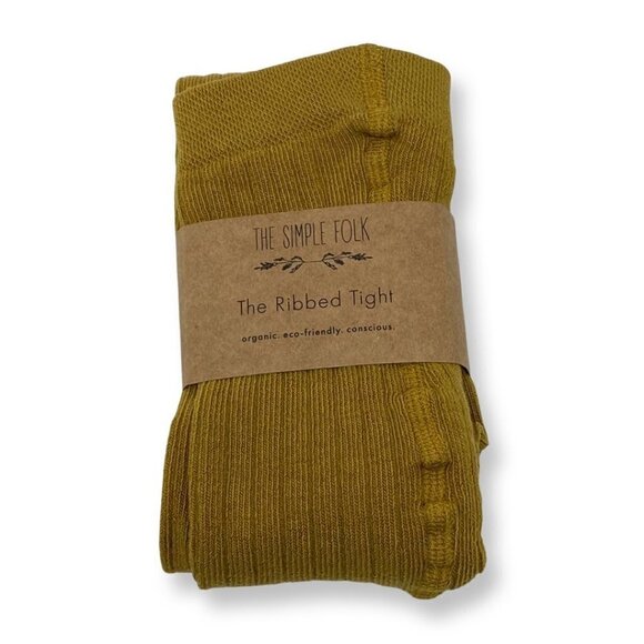 The Simple Folk The Ribbed Tight. Ochre. 2-4 Year. New With Tags - Picture 2 of 8